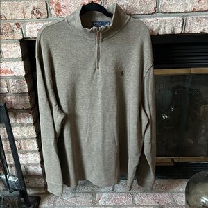 Polo Ralph Lauren Classic 1/4 Zip-Up Long Sleeve Sweater Men’s‎  Size XXL